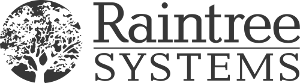 Raintree Systems Logo in Black Transparent